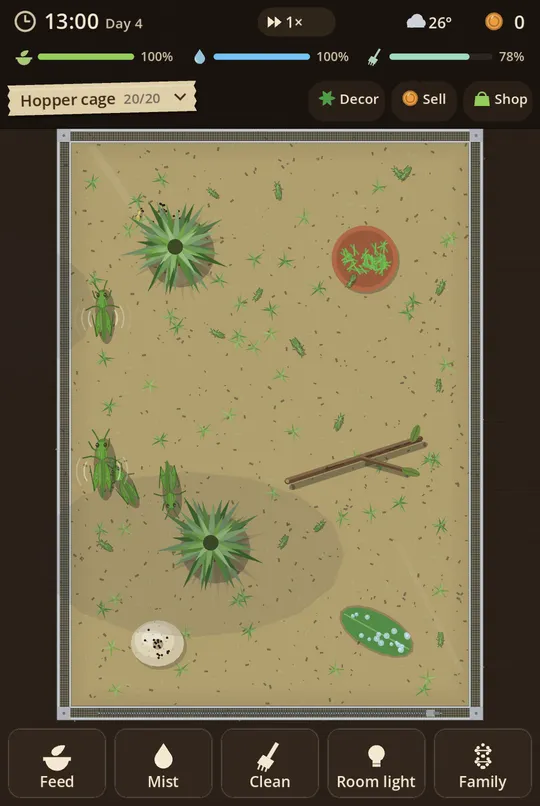 The grasshopper cage